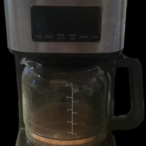 Stainless Steel Coffee Maker with Glass Carafe